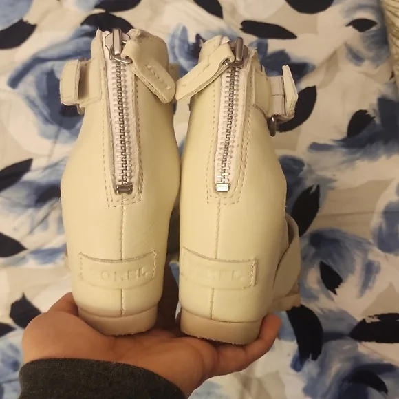 Sorel Women's Joanie II Casual Sandals - Snake and Creme - Size 8 - Picture 8 of 14